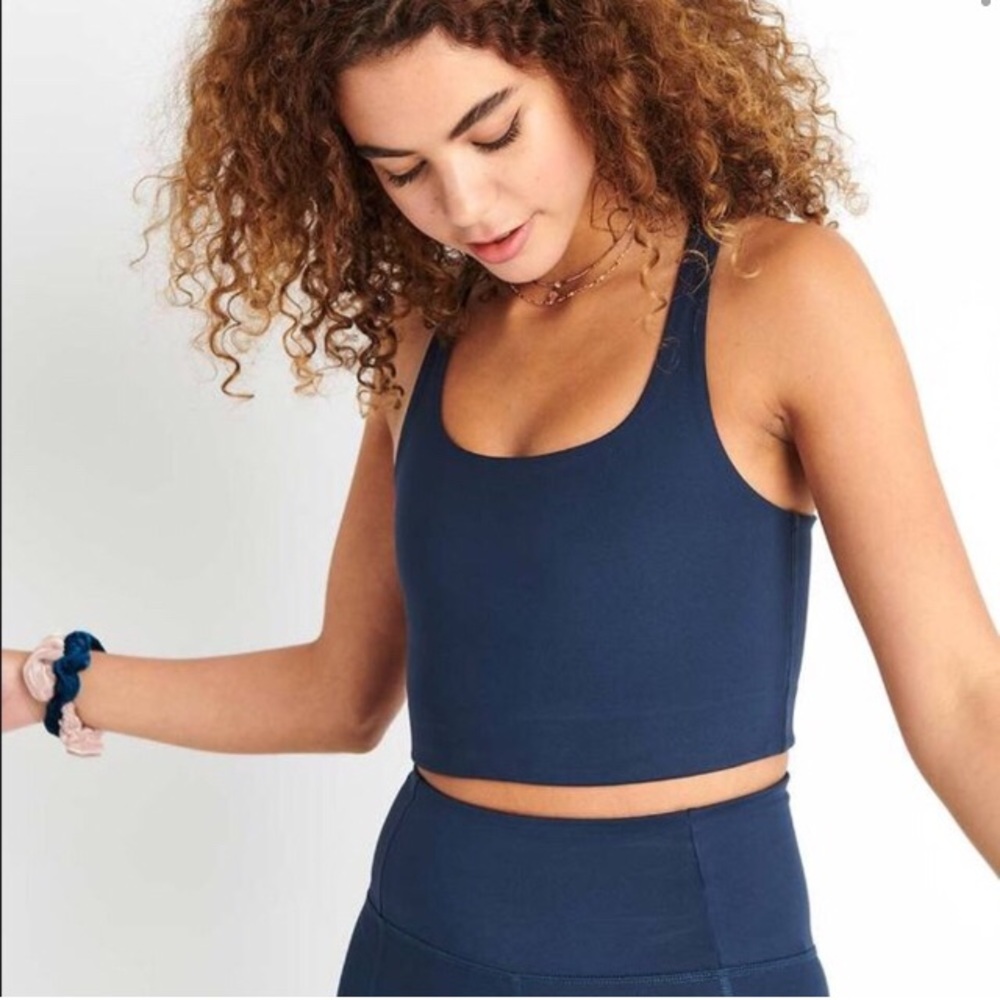 Girlfriend Collective Paloma bra in Midnight S